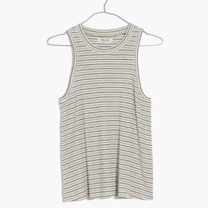 Madewell striped ribbed tank